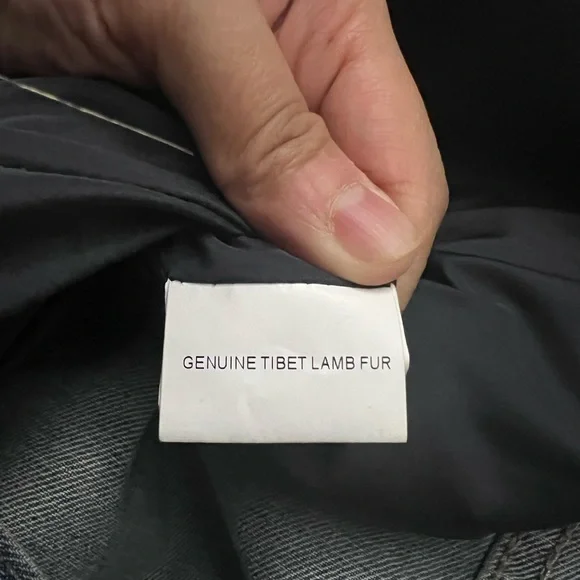 Linda Richards Luxury - Denim Jack with Removable Genuine Fur - Size S - No Flaw - Picture 6 of 10